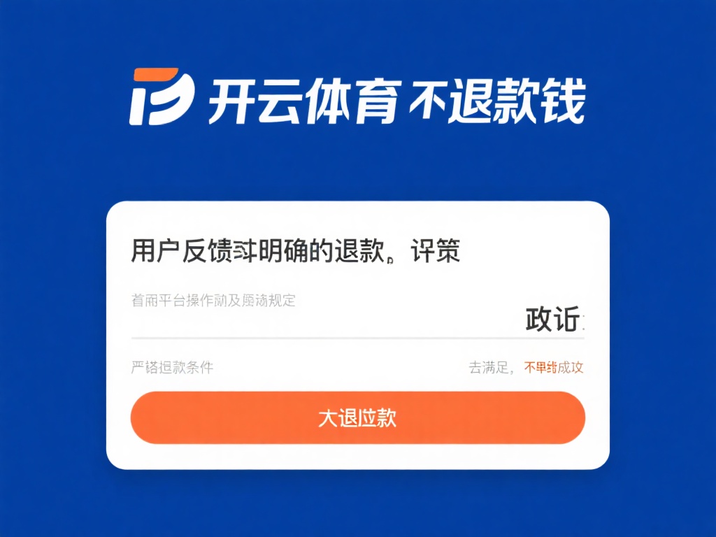 开云体育不退钱 (开云体育不退钱问题引发用户强烈不满和投诉）