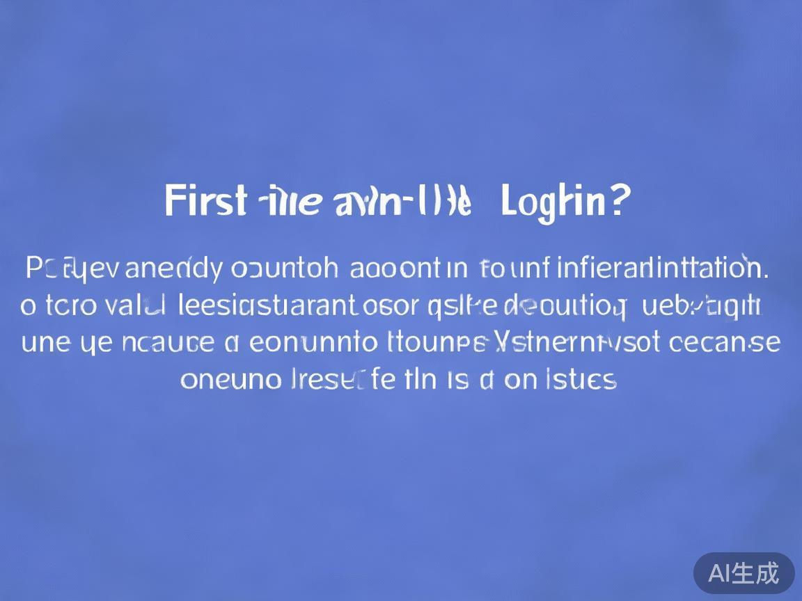 初次登录请务必核实账户信息：注册或登录时，应使用真